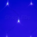 Светодиодная гирлянда ARD-NETLIGHT-HOME-1500x1500-CLEAR-150LED Blue (230V, 12W)