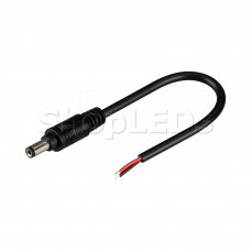 Коннектор выводной DC-MONO-2PIN-L150-M (JACK 5.5, LOCK) (ARL, -)