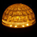 Лампа шар e27 9 LED ∅50мм желтая, SL405-211