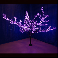 Светодиодное дерево "Сакура", высота 1.7 метра, фиолетовые светодиоды, IP 54, понижающий трансформатор в комплекте, NEON-NIGHT, SL531-131